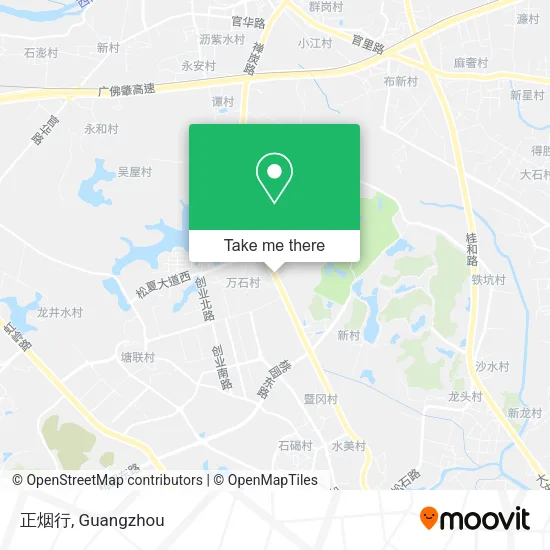 正烟行 map