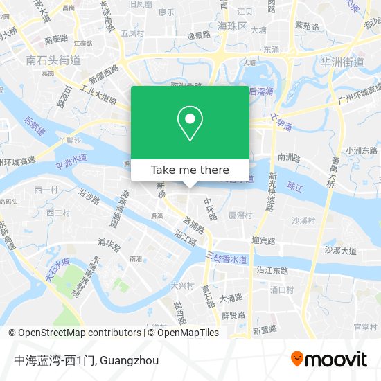 中海蓝湾-西1门 map