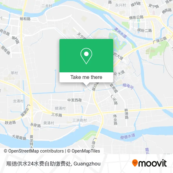 顺德供水24水费自助缴费处 map