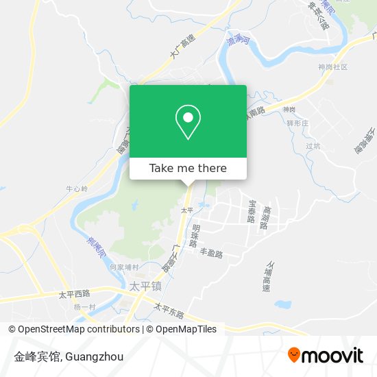 金峰宾馆 map