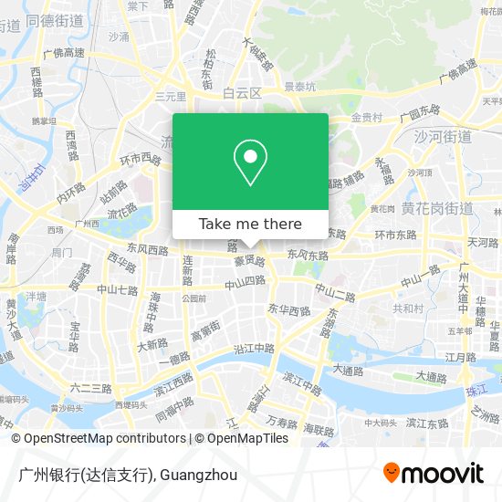 广州银行(达信支行) map