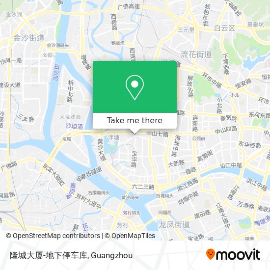 隆城大厦-地下停车库 map