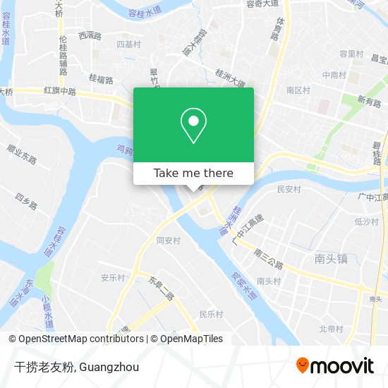 干捞老友粉 map