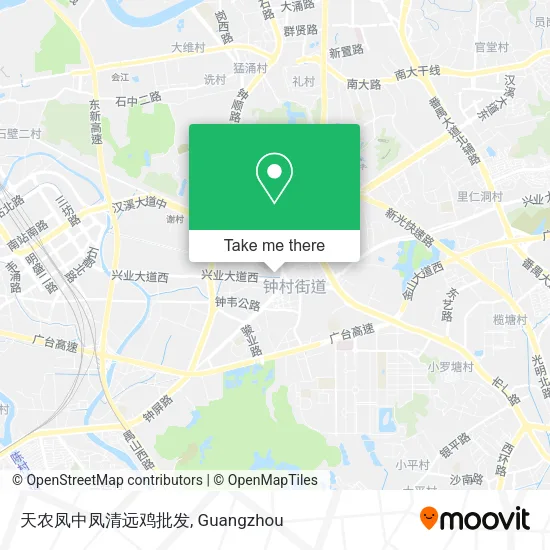 天农凤中凤清远鸡批发 map