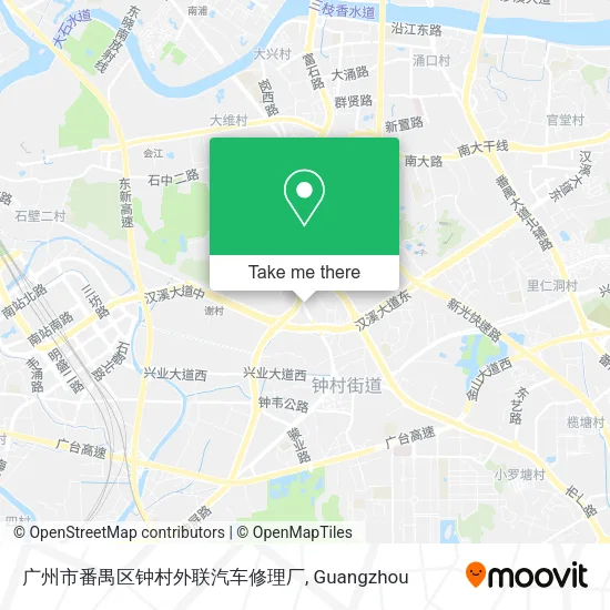 广州市番禺区钟村外联汽车修理厂 map