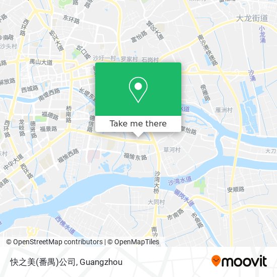 快之美(番禺)公司 map