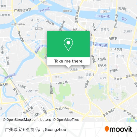 广州瑞宝五金制品厂 map