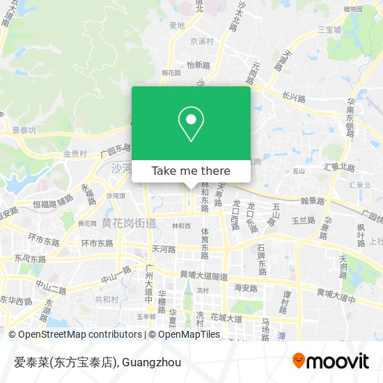 爱泰菜(东方宝泰店) map