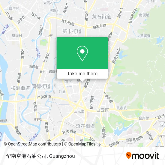 华南空港石油公司 map