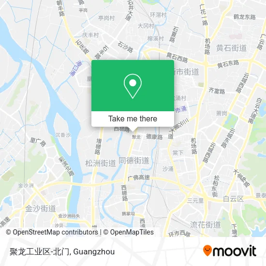 聚龙工业区-北门 map