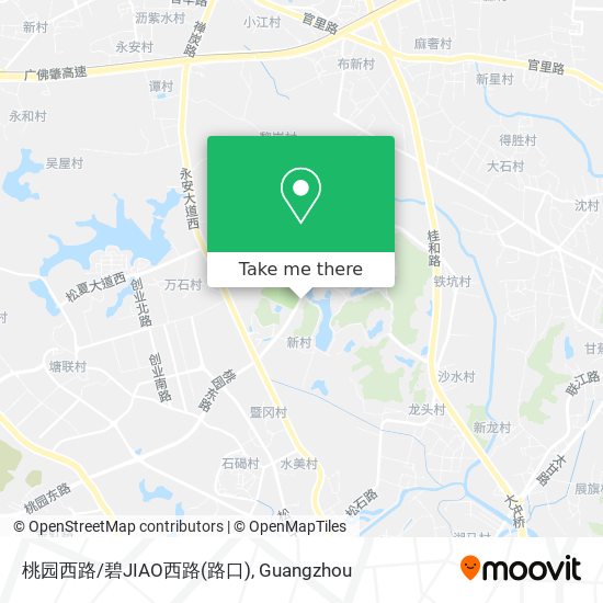 桃园西路/碧JIAO西路(路口) map