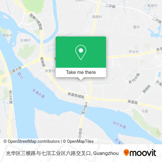 光华区三横路与七滘工业区六路交叉口 map