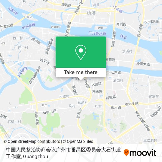 中国人民整治协商会议广州市番禺区委员会大石街道工作室 map