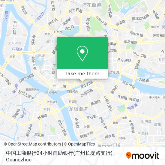 中国工商银行24小时自助银行(广州长堤路支行) map