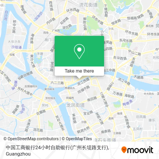 中国工商银行24小时自助银行(广州长堤路支行) map