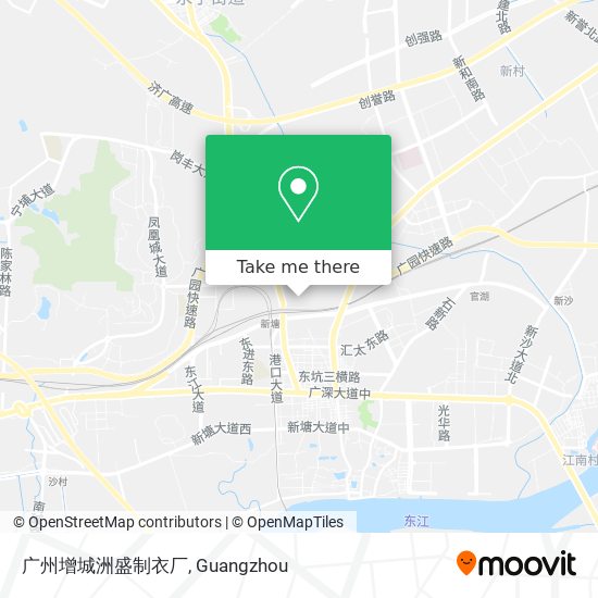 广州增城洲盛制衣厂 map