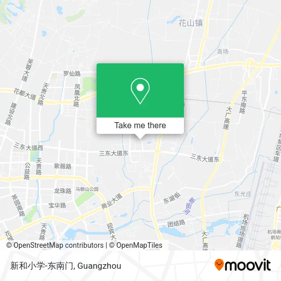 新和小学-东南门 map
