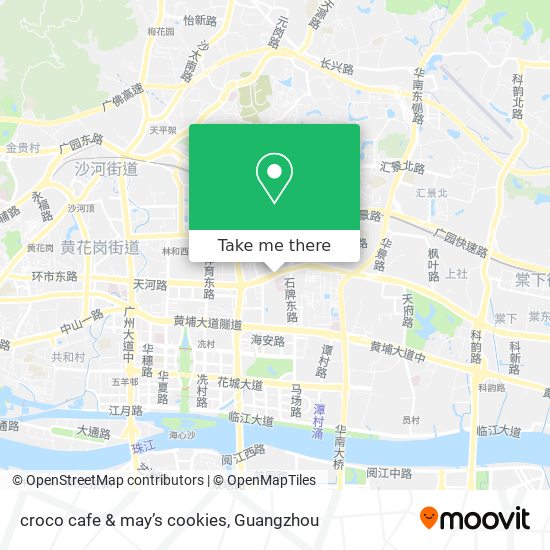 croco cafe & may’s cookies map