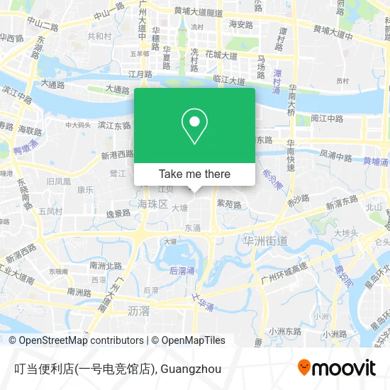 叮当便利店(一号电竞馆店) map