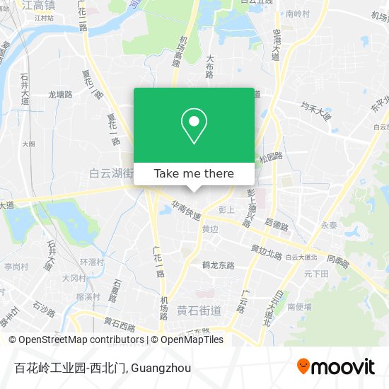 百花岭工业园-西北门 map