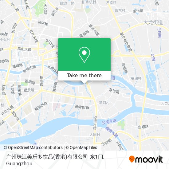 广州珠江美乐多饮品(香港)有限公司-东1门 map