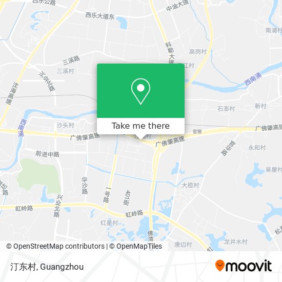 汀东村 map