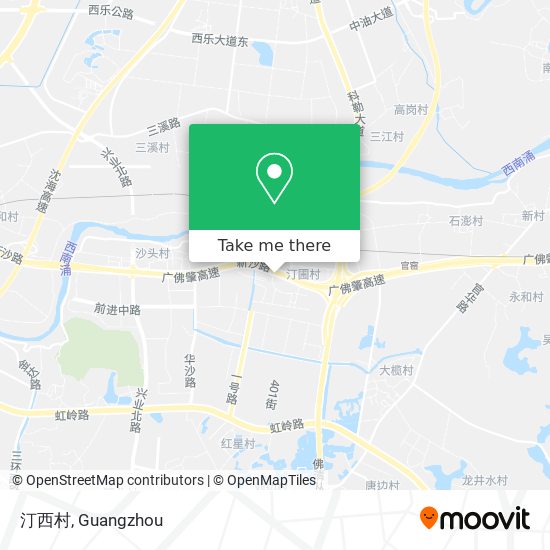 汀西村 map