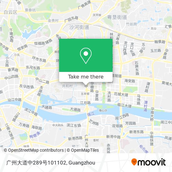 广州大道中289号101102 map