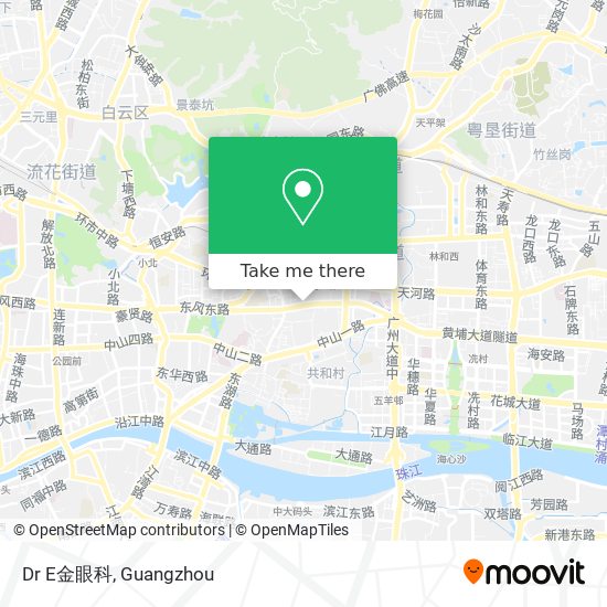 Dr E金眼科 map