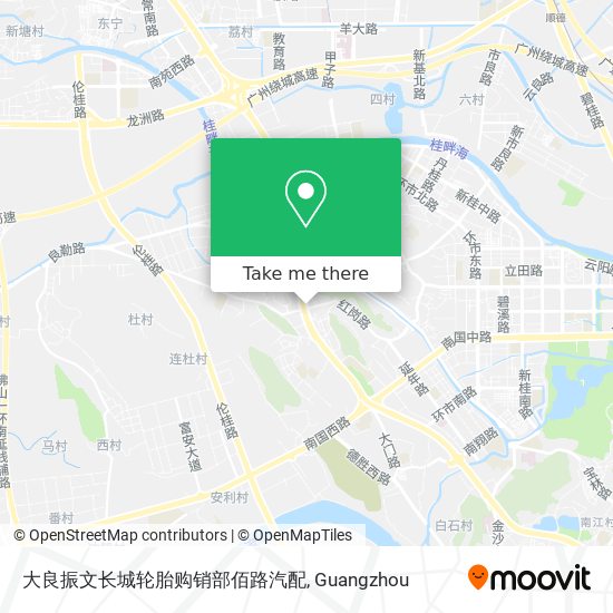 大良振文长城轮胎购销部佰路汽配 map