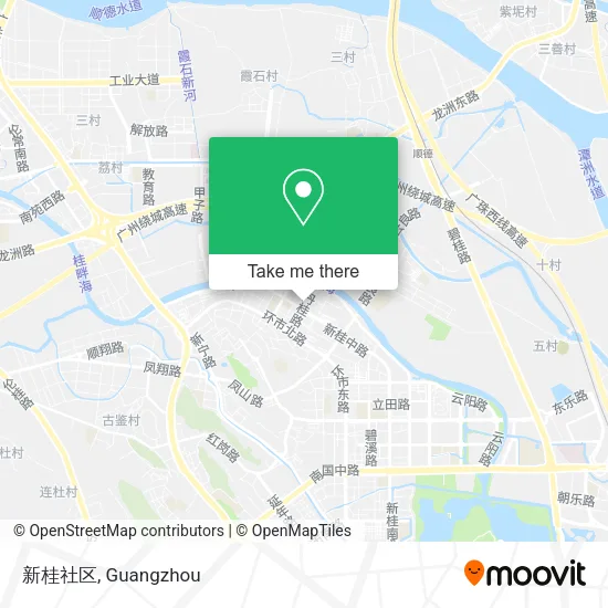 新桂社区 map