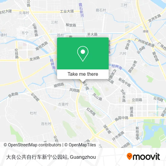 大良公共自行车新宁公园站 map