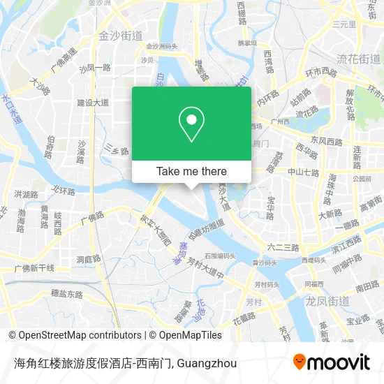 海角红楼旅游度假酒店-西南门 map