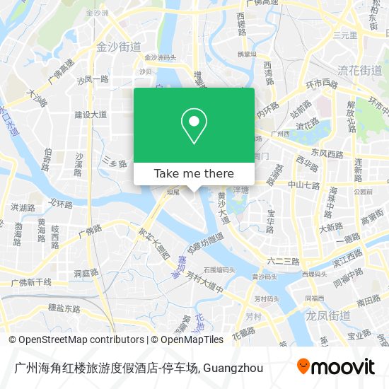 广州海角红楼旅游度假酒店-停车场 map