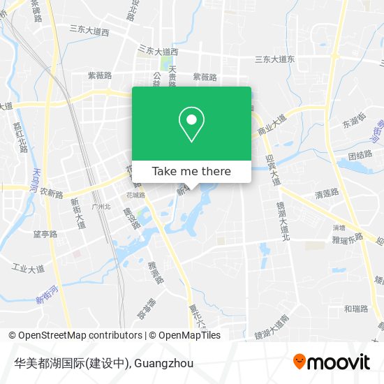 华美都湖国际(建设中) map