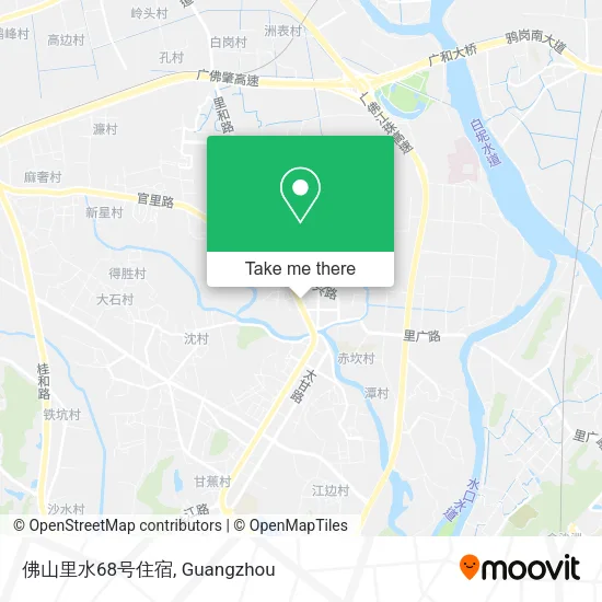 佛山里水68号住宿 map