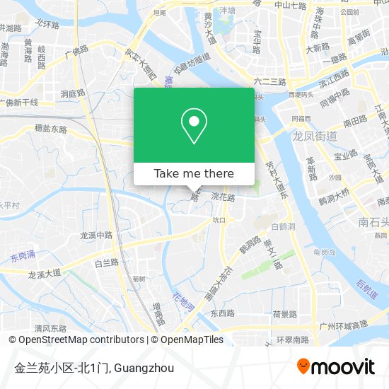 金兰苑小区-北1门 map