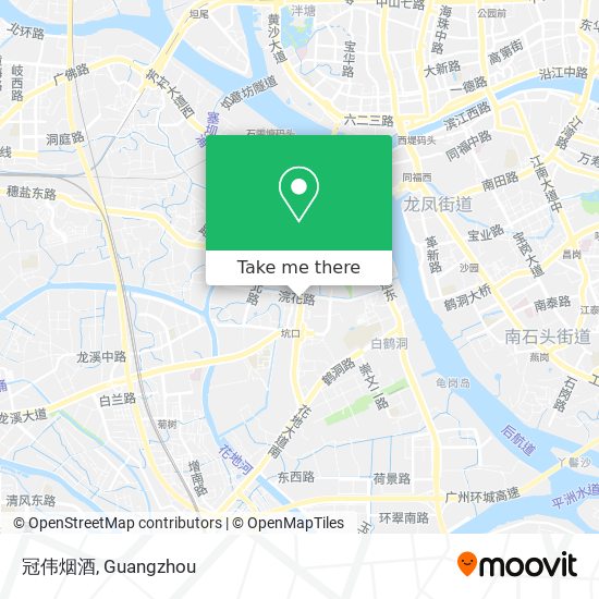 冠伟烟酒 map