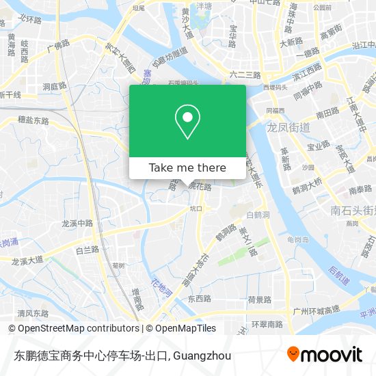 东鹏德宝商务中心停车场-出口 map