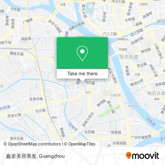 鑫姿美容美发 map