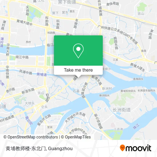 黄埔教师楼-东北门 map