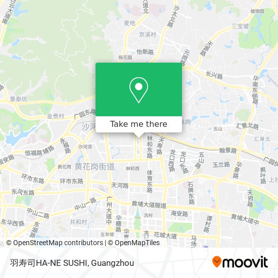 羽寿司HA-NE SUSHI map