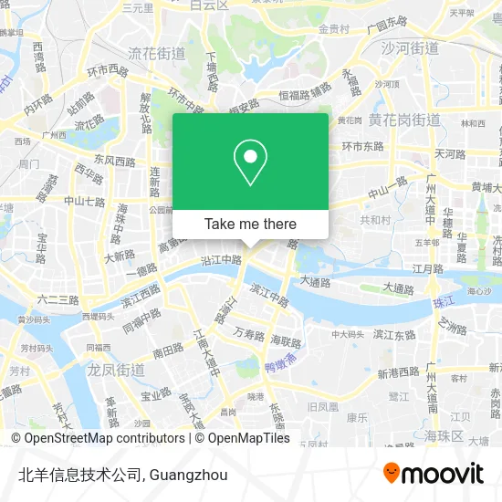 北羊信息技术公司 map