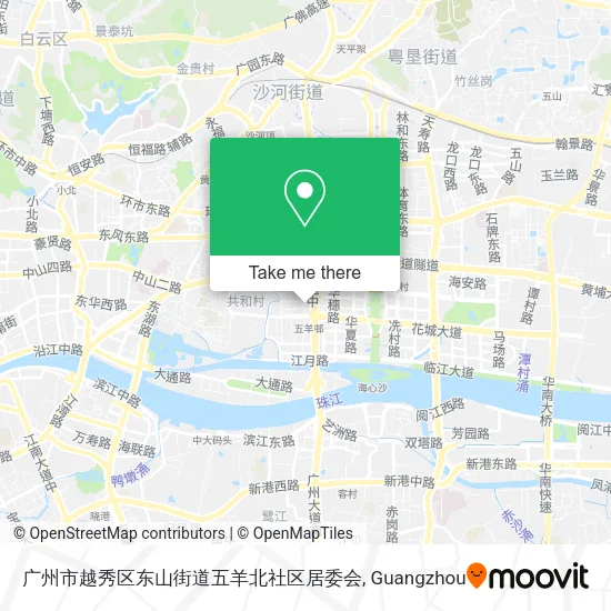 广州市越秀区东山街道五羊北社区居委会 map
