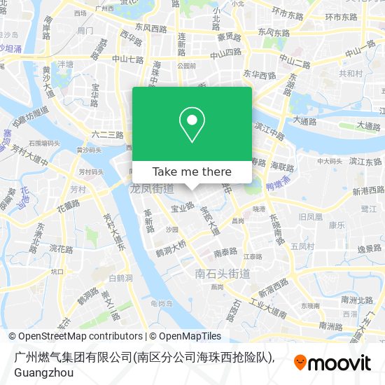 广州燃气集团有限公司(南区分公司海珠西抢险队) map