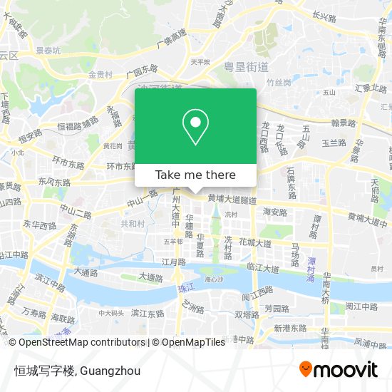 恒城写字楼 map
