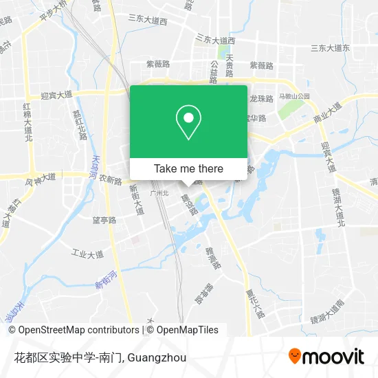 花都区实验中学-南门 map