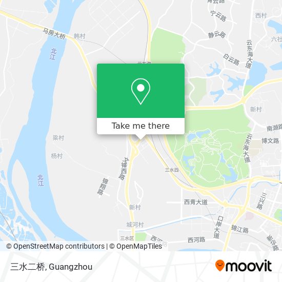 三水二桥 map