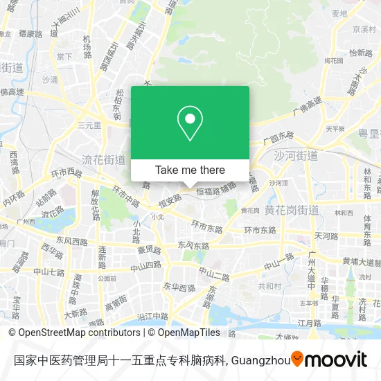 国家中医药管理局十一五重点专科脑病科 map