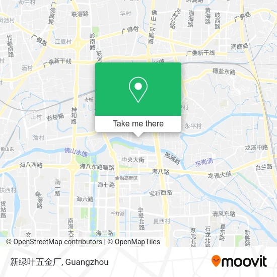 新绿叶五金厂 map